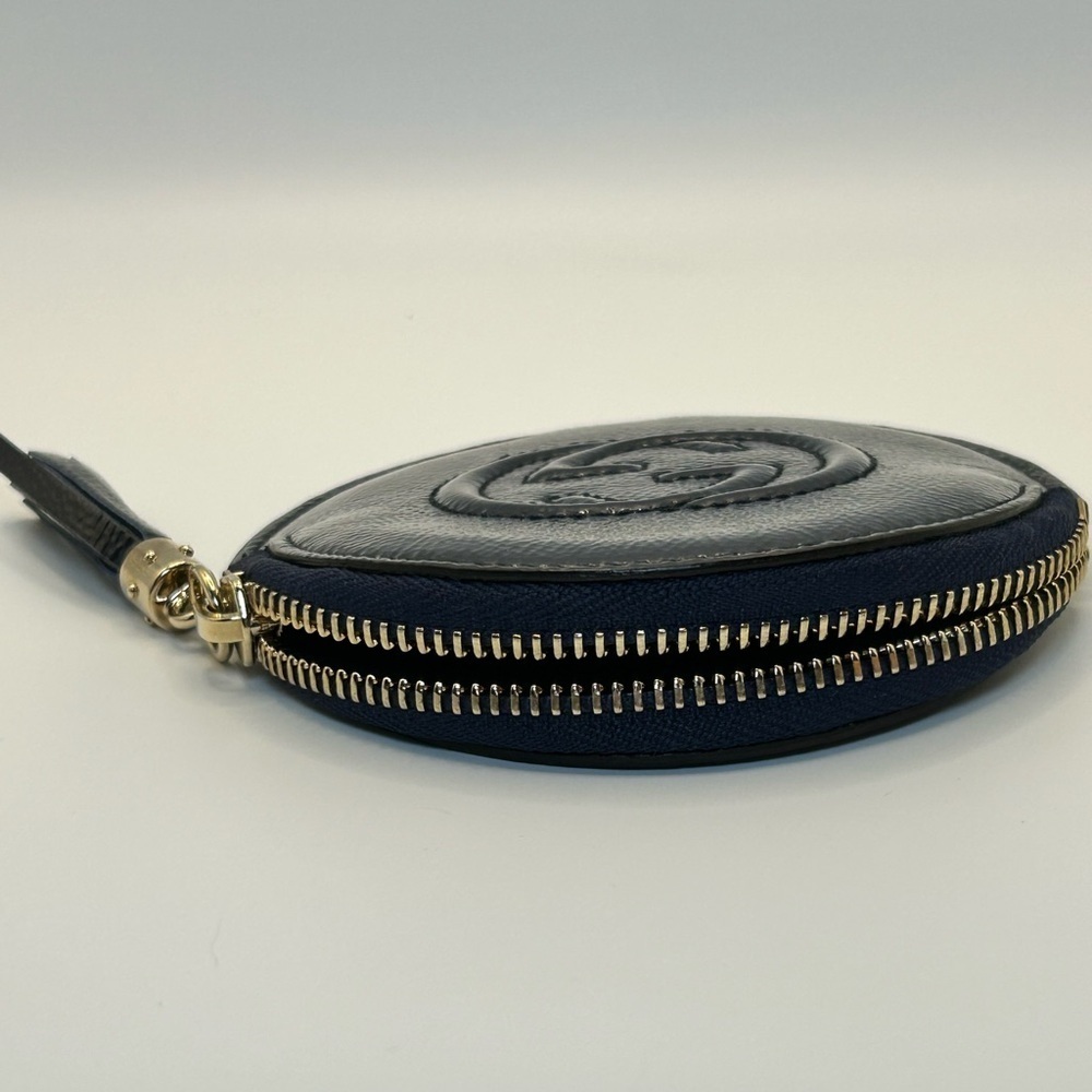 Gucci Midnight Blue Leather Pouch - Picture 10 of 13